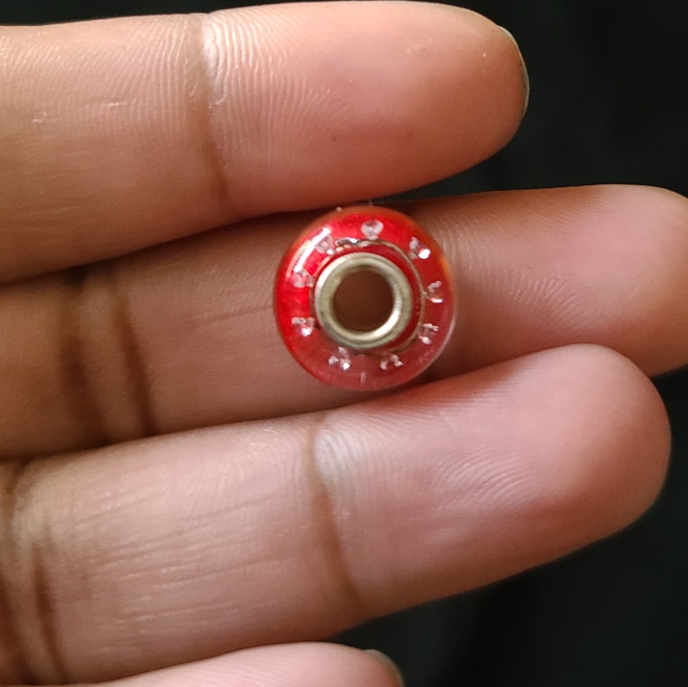 Sterling Silver and Glass Chamilia Charm Bead